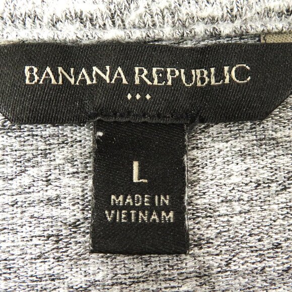 Banana Republic Heather Gray Tunic Tee Size L - Picture 3 of 4